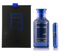 Bharara Bleu Eau de Parfum, 100ml con Atomizador de Viaje, Fragancia Masculina