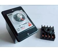 BHBHCPZGR 1 relé de Tiempo AH2-Y DC24V 30M Relé de Tiempo de retardo de Encendido 8 Pines con Base