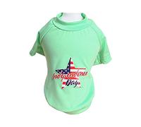 BHFYOB Camisetas para perros, ropa para cachorros, para razas de juguete, perros pequeños, Pinscher Shih Tzu, chihuahuas, cuello redondo, disfraz lindo