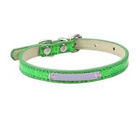 BHFYOB Collar de perro para collar de etiqueta único, ajustable, ligero, suave y cómodo, collar ajustable