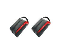 BHFZIAP Juego de 2 bolsas de cuero de lujo para zapatos de golf, bolsa de transporte para zapatos de exterior, regalo de golf para hombres y mujeres, color rojo