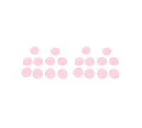 BHFZIAP Juego de 2 moldes redondos de silicona para magdalenas, 7 cm, color rosa