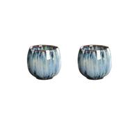 BHFZIAP Juego de 2 vasos japoneses hechos a mano para adultos, hombres y mujeres, té verde C, estilo C