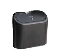 BHGMGEBLV Basurero para Coche 1 Cubo Basura Coche Caja Almacenamiento Colgante Puerta Trasera Asiento Bolsa Multifuncional Plegable para Suministros Cubo de Basura para Coches(Black)