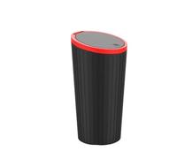 BHGMGEBLV Basurero para Coche Cubo Basura Coche para Mini Organizador Polvo Automático Bolsa Interior Cubo de Basura para Coches(Red)
