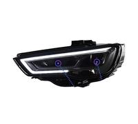 BHGMGEBLV Conjunto de faro delantero Para Faros Para A3 2014-2016 8V LED Faro Lente De Proyector DRL Lámpara De Cabeza Accesorios De Coche Para Estilo Faros Delanteros Izquierdo(For Xenon)