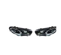 BHGMGEBLV Conjunto de faro delantero Para VW Para Scirocco Faro 2009-2016 Luces De Coche Proyector LED Faros Accesorios Señales Giro Dinámicas Faros Delanteros Izquierdo(For Xenon)