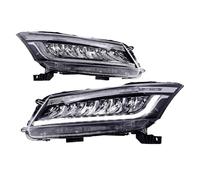 BHGMGEBLV Conjunto De Faros Delanteros Lado Del Conductor Para Accord 2008 2009 2010 2011 2012 Faros Delanteros Con Intermitentes Dinámicos LED DRL 2 Unidades