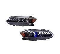 BHGMGEBLV Conjunto De Faros Delanteros Lado Del Conductor Para Civic 11th 2022 2023 Faros Delanteros LED Con Efecto De Agua Parpadeante DRL(RHD RGB 1 Pair)