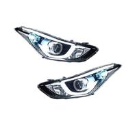 BHGMGEBLV Conjunto De Faros Delanteros Lado Del Conductor Para Elantra Para Landdong 2012 2013 2014-2016 Kit De Actualización Faros LED Con Herramienta Para Lentes Bifocales