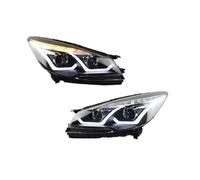 BHGMGEBLV Conjunto De Faros Delanteros Lado Del Conductor Para Ford Para Kuga Escape 2013 2014 2015 2016 Actualización Lente Proyector Conjunto De Faros Delanteros LED(Type B for Halogen 1set)