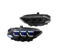 BHGMGEBLV Conjunto De Faros Delanteros Lado Del Conductor Para Ford Para Mustang 2018 2019 2020 2021 2022 2023 Kit De Faros Delanteros Con Luces Diurnas LED RGB 1 Par