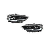 BHGMGEBLV Conjunto De Faros Delanteros Lado Del Conductor Para Ford Para Mustang 2018 2019 2020 2021-UP Conjunto De Faros LED Para Coche 2 Unidades Luz De Ajuste Dinámico DRL(LHD - 1 Pair)