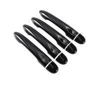 BHGMGEBLV Manija Exterior Lado Conductor Para Megane 3 MK3 2008 2009 2010 2011 2012 2013 2014 2016 Cubierta De Manija Puerta Coche Estilo Embellecedor(4Dr no key no button)