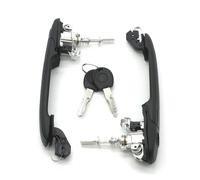 BHGMGEBLV Manilla Exterior De Metal Para VW Para POLO 6N 6N1 6N2 6N0837207C 6N0837207CD MANIJA PUERTA DELANTERA IZQUIERDA DERECHA CON BARRIL BLOQUEO