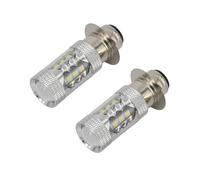 BHGMGEBLV Para ATVS YFM350 400 450 660 700 Para Raptor Blaster 200 ATV Luces 2 Uds 80W Super Blanco Bombillas De Faros LED Actualización Faro Redondo Moto