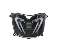 BHGMGEBLV Para Bajaj Boxer CT100 Faros Delanteros LED Para Motocicleta Luces De Circulación Diurna Haz Alto Y Bajo Ajustables Faro Redondo Moto