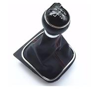BHGMGEBLV Para VW Para Golf 6 MK5 MK6 Para Jetta 2005-2014 Perilla De Caja Cambios 5 Velocidades Cambio Marchas Pomo(6 Speed Model F)