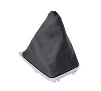 BHGMGEBLV Para VW Para Golf 7 Para A7 MK7 Para GTI Para GTD 2013-2018 Coche 5 6 Perilla De Cambio Nivel Palanca Cambios Velocidad Cambio Marchas Pomo(Black gear boot)