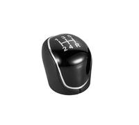 BHGMGEBLV Pomos palanca coche Para Ford S-Max C-Max Kuga Galaxy Para Mondeo 4 Mk4 (2007-2021) Perilla De Cambio Marchas Cuero Perilla Cambio Marchas(5-Speed Black)