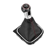 BHGMGEBLV Pomos palanca coche Para VW Para Golf 6 MK6 R20 2004-2013 Perilla De Cambio Marchas Palanca Cambios Manual Con Funda Protectora Perilla Cambio Marchas(5 Speed)