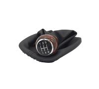 BHGMGEBLV Pomos palanca coche Para VW Para Passat B5 1998-2004 Funda De Cuero Para Palanca Cambios 5/6 Velocidades Perilla Cambio Marchas(5 Speed)