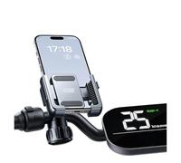 BHGMGEBLV Porta Teléfono Bicicleta Soporte para Teléfono De Bicicleta para Ciclismo Bolsa para Móvil A Prueba Golpes Clip para GPS Soporte Móvil Moto(For Bicycle Pole)