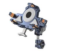 BHGMGEBLV Porta Teléfono Bicicleta Soporte para Teléfono De Bicicleta para Motocicleta con Amortiguadores para Manillar Accesorios para Teléfonos Soporte Móvil Moto(Lit-M)