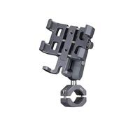 BHGMGEBLV Porta Teléfono Bicicleta Soporte para Teléfono Móvil Motocicleta Aleación Aluminio con Absorción Impactos Antivibración Navegación Todoterreno Adecuado Soporte Móvil Moto