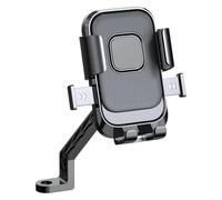 BHGMGEBLV Porta Teléfono Bicicleta Soporte Universal para Teléfono De Bicicleta Giratorio 360° con Clip para GPS Manejo Una Sola Mano para Manillar ATV Y Scooter Soporte Móvil Moto(Rearview Mirror)