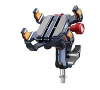 BHGMGEBLV Porta Teléfono Bicicleta Soporte Universal para Teléfono De Motocicleta Amortiguador Aleación Giratorio 360° para Navegación Motocicletas Y Bicicletas Soporte Móvil Moto(TX02-M10)