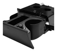 BHGMGEBLV Porta Vasos Ajustable Coche para VW T5 Transporter 2003-2017 Portavasos De Coche RHD 7H285860171N 7H285860130T Cenicero Consola Central(Black)