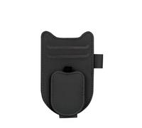BHGMGEBLV Portagafas Parasol Coche Soporte Magnético para Gafas Sol Coche Visera Clip para Colgador PU Tarjeta Billete Portátil Accesorios para Automóvil(Black)