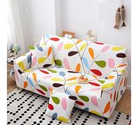 BHGRTSQ Funda elástica para sofá, Funda con Estampado Floral para sofás de 1, 2, 3 o 4 plazas, Protector de Muebles Suave y elástico con Ajuste Antideslizante.(Size:4 Seater(240-3000CM),Color:M)