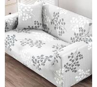 BHGRTSQ Funda elástica para sofá, Funda con Estampado Floral para sofás de 1, 2, 3 o 4 plazas, Protector de Muebles Suave y elástico con Ajuste Antideslizante.(Size:2 Seater(145-185CM),Color:F)