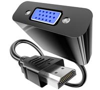 BHHB Adaptador HDMI a VGA (Macho a Hembra) Convertidor HDMI a VGA Cable Compatible con Ordenador, Sobremesa, Portátil, PC, TV, Monitor, Proyector, HDTV, Chromebook, Roku, Xbox