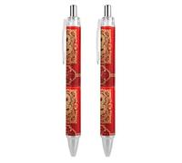 BHHJKK Bolígrafo retráctil con texto en inglés «Year Of The Snake 2025» con texto en inglés «Happy Chinese New Year» 2025, bolígrafo de tinta negra, regalos para estudiantes, suministros de papelería