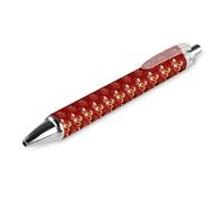 BHHJKK Bolígrafo retráctil con texto en inglés «Year Of The Snake 2025» con texto en inglés «Happy Chinese New Year» 2025, bolígrafo de tinta negra, regalos para estudiantes, suministros de papelería