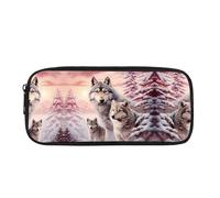 BHHJKK Estuche para lápices 3D con estampado de lobo malo, gran capacidad y ligero, para niños, adolescentes, bolsa de maquillaje, Impresiones 3D Big Bad Wolf, Talla única, Estuches