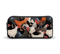 BHHJKK Estuche para lápices, color amarillo, sóftbol, negro, estuche organizador de lápices con cremallera, bolsa de maquillaje portátil para oficina y viajes, Estilo (273), Talla única, Estuches