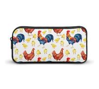 BHHJKK Estuche para lápices, color amarillo, sóftbol, negro, estuche organizador de lápices con cremallera, bolsa de maquillaje portátil para oficina y viajes, Estilo (274), Talla única, Estuches