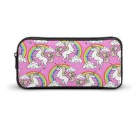 BHHJKK Estuche para lápices, color amarillo, sóftbol, negro, estuche organizador de lápices con cremallera, bolsa de maquillaje portátil para oficina y viajes, Estilo (272), Talla única, Estuches