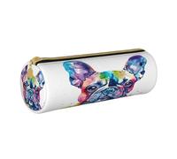 BHHJKK Estuche para lápices con diseño de bulldog francés en acuarela, con cremallera, bolsa organizadora de cosméticos, para oficina, escuela, universidad, trabajo, Como se muestra en la imagen,
