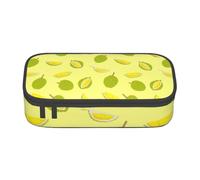 BHHJKK Estuche para lápices con diseño de Fruit of Durian de gran capacidad, bolsa de maquillaje, suministros de oficina, papelería, caja de lápices con cremallera, Como se muestra en la imagen, Talla