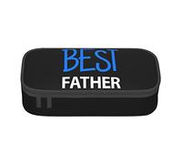 BHHJKK Estuche para lápices con texto en inglés "Best Dad Ever Happy Father's Day" de gran capacidad, bonito estuche de papelería para mujeres, hombres y adultos, Como se muestra en la imagen, Talla