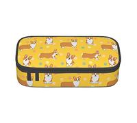 BHHJKK Estuche para lápices de perro amarillo de gran capacidad, bonito estuche de papelería para mujeres, hombres y adultos, Como se muestra en la imagen, Talla única, Estuches