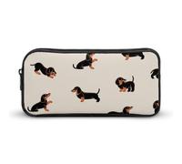 BHHJKK Estuche para lápices, estuche organizador de artículos de papelería de caballos étnicos tribales con cremallera, bolsa de maquillaje de gran capacidad para oficina, viajes, mujeres y hombres,