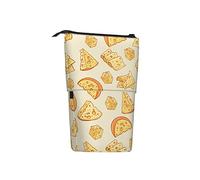 BHHJKK Estuche telescópico para lápices de pie, con diseño de queso amarillo, bolsa organizadora de artículos de escritorio para suministros de oficina, Como se muestra en la imagen, Talla única,