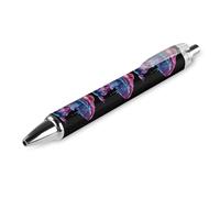 BHHJKK Glowing Magic Mushroom - Bolígrafo retráctil de 0,5 mm, escritura suave y agarre suave para suministros de escritorio de oficina, 4 unidades