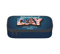 BHHJKK Happy Memorial Day 2023 Remember&Honor - Estuche para lápices de gran capacidad, bonito estuche de papelería para mujeres, hombres y adultos, Como se muestra en la imagen, Talla única, Estuches